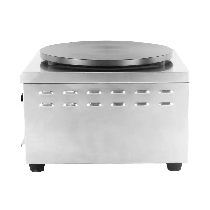 Mesin Pembuat Krep Gas Alam/LPG Lapis Teflon Stainless Steel